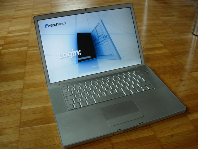 Archlinux on a MacBook Pro 15'' Model A1211